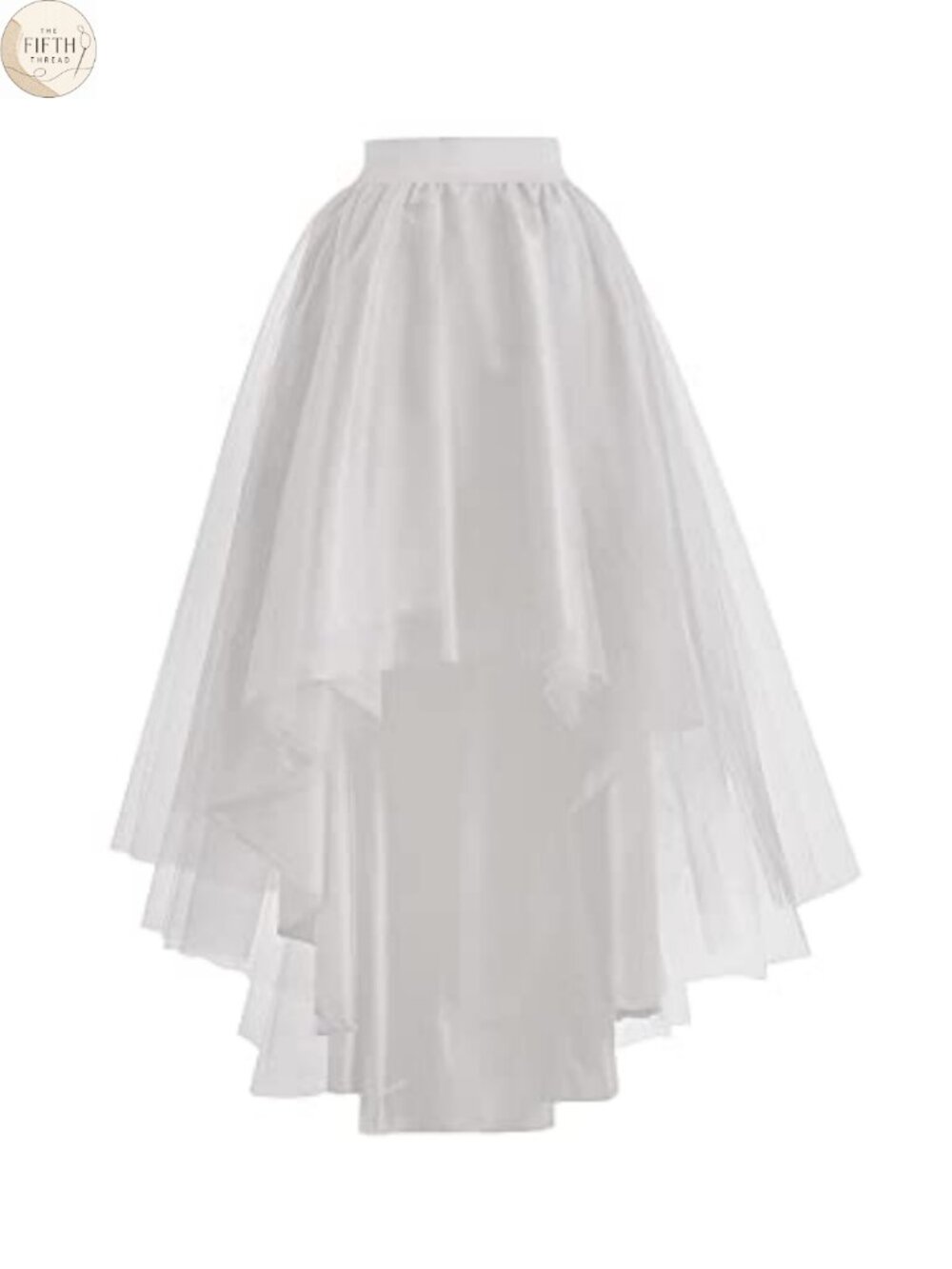 High Low Tulle Skirt Lace Up Prom Party Cocktail Mesh